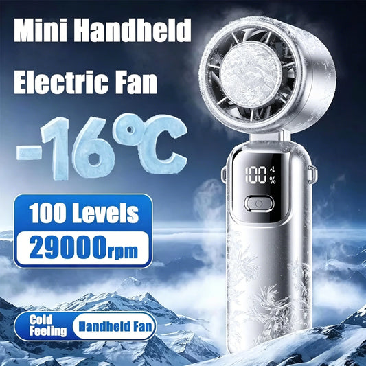 Ventilador Eléctrico Portátil con Refrigeración y Turbo
